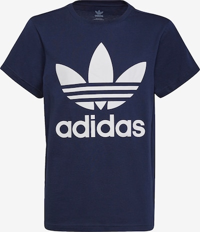 ADIDAS ORIGINALS T-Shirt 'Trefoil' en bleu marine / blanc, Vue avec produit