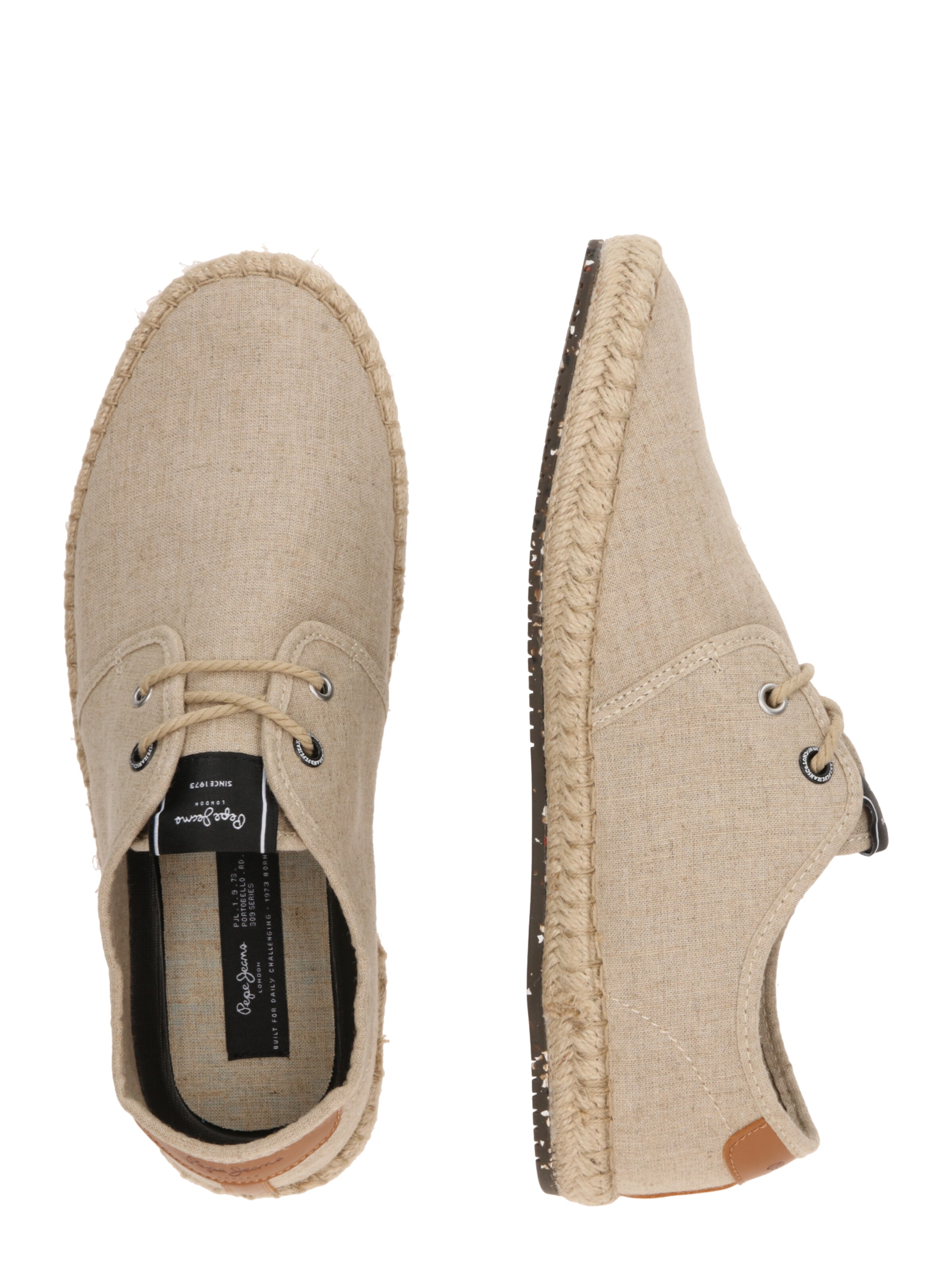 Pepe Jeans Schnürschuh  'TOURIST' in Beige