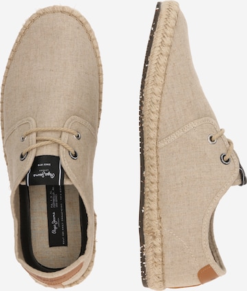 Pepe Jeans Schnürschuh  'TOURIST' in Beige