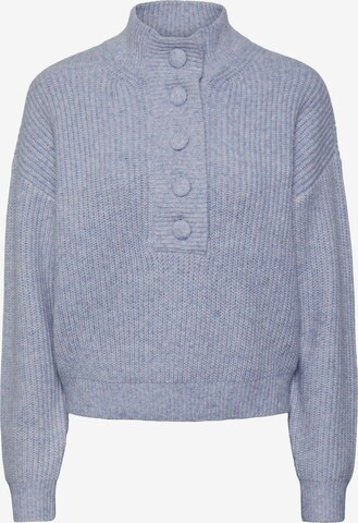 PIECES Пуловер 'Ayana' в синьо: отпред