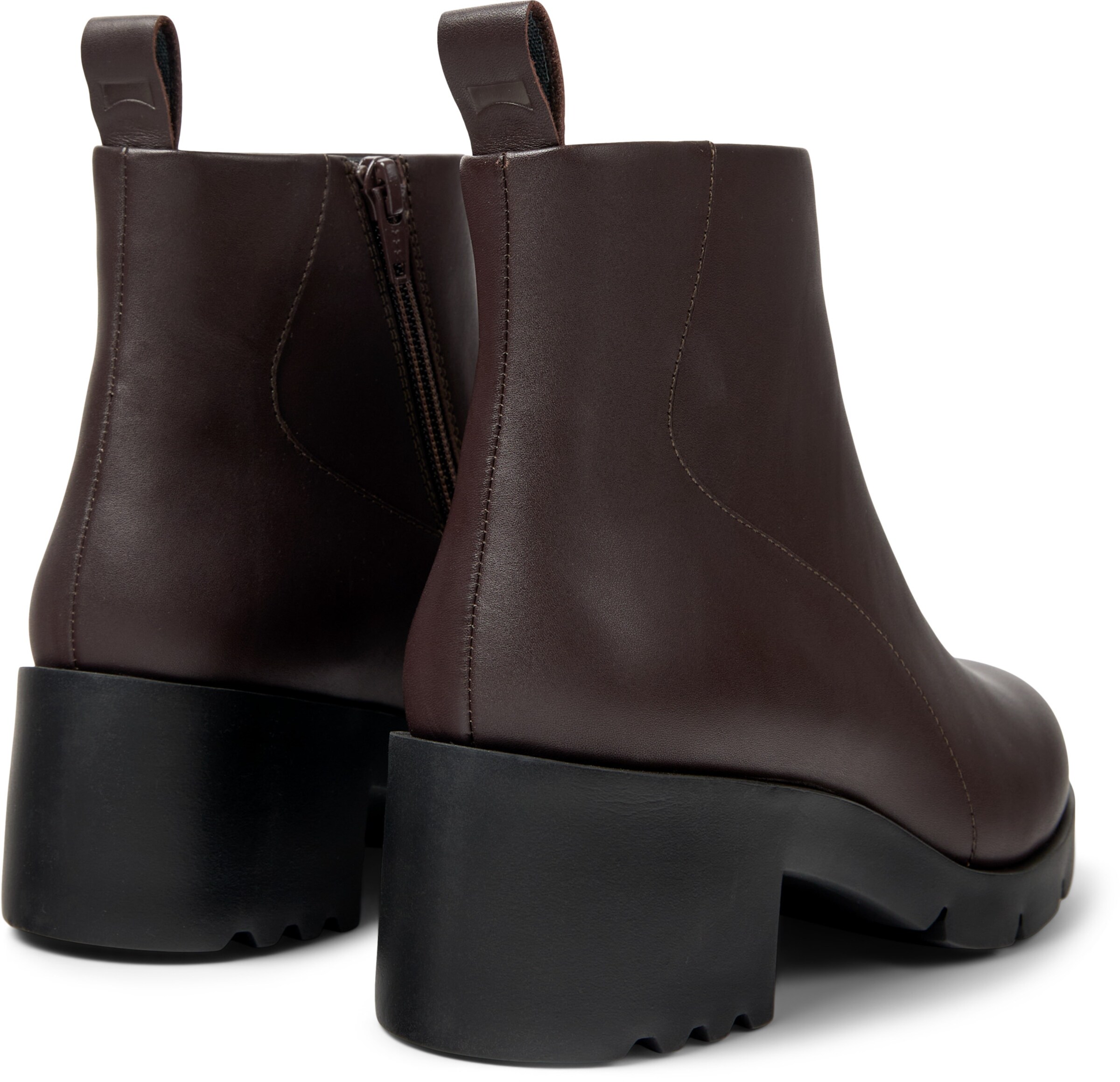 CAMPER - Botas pelo tornozelo 'Wanda' em castanho