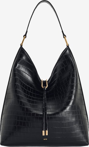 JW PEITorba preko ramena 'JW PEI Sac Bandoulière Aria Black Croc' - crna boja: prednji dio