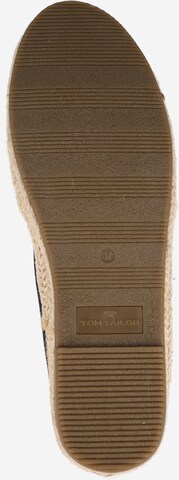 TOM TAILOR Espadrilles in Blau