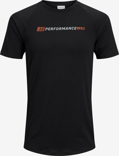 JACK & JONES Funktionsshirt in orange / schwarz / weiß, Produktansicht