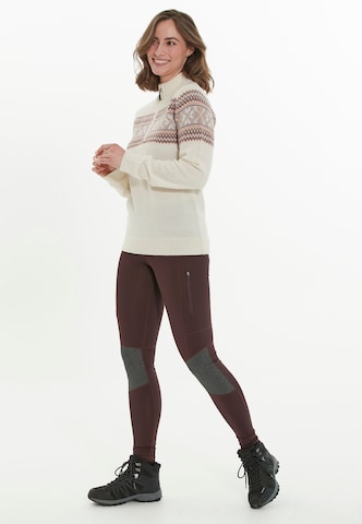 Whistler Regular Workout Pants 'Millie' in Brown