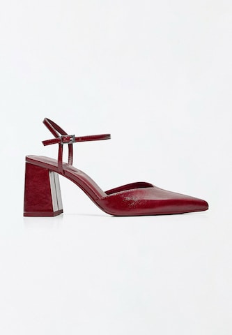 Bershka Slingback pumps i röd
