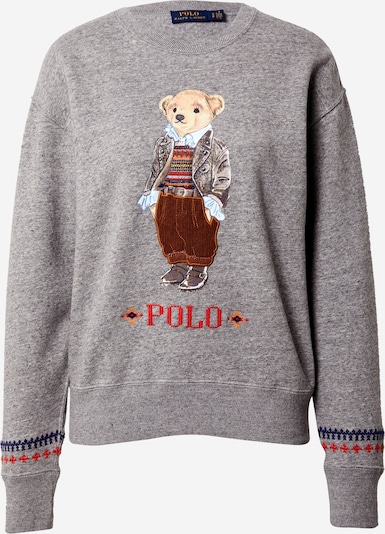 POLO RALPH LAUREN Jaka ar kapuci bēšs / tumši zils / brūns / pelēks, Preces skats