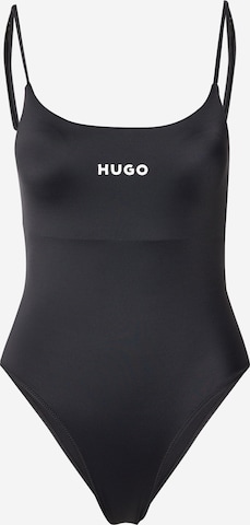 juoda HUGO Biustjė Maudymosi kostiumėlis: priekis