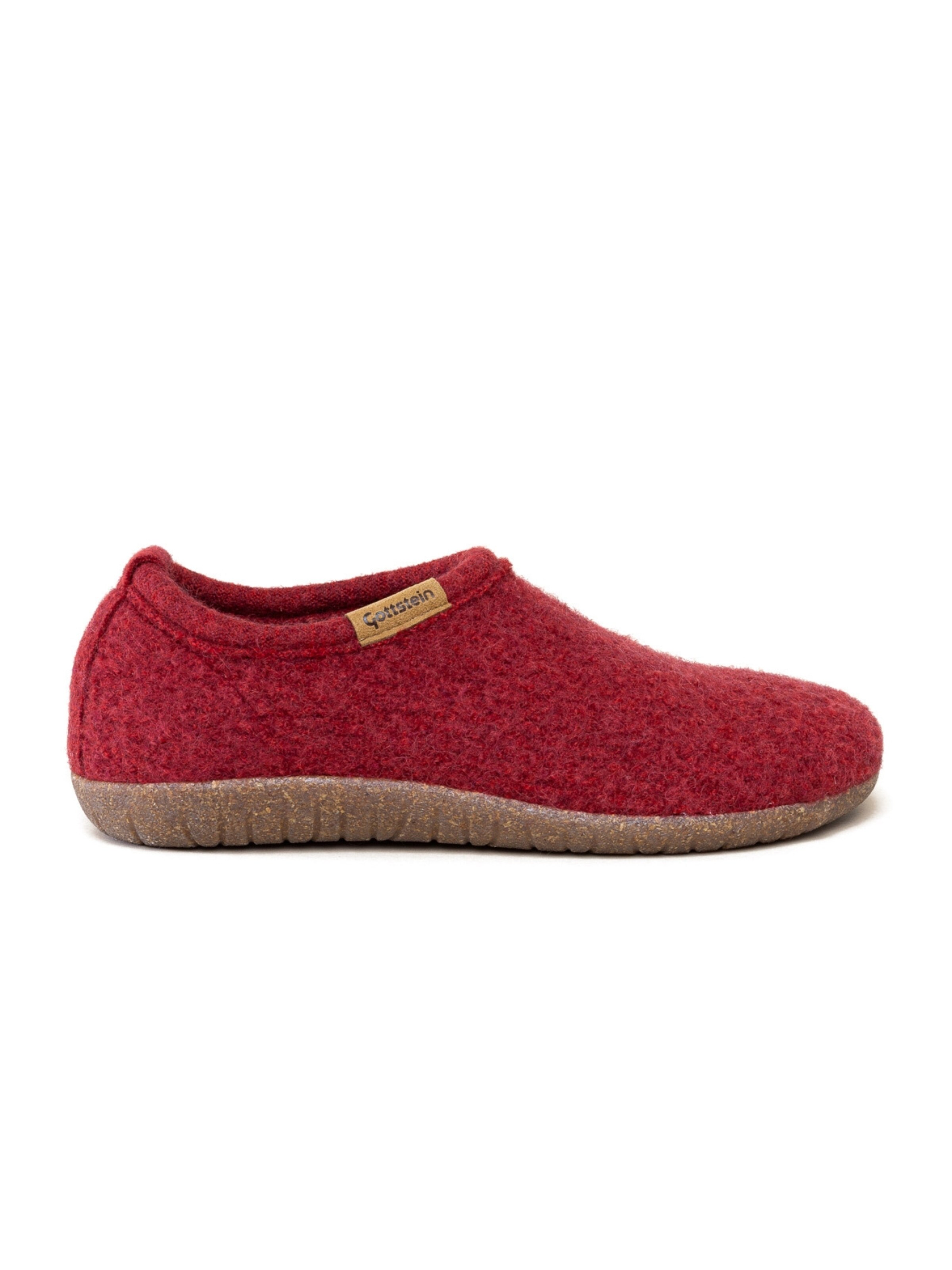 Gottstein Hausschuh 'Walkpantoffel Alpine Midcut RU'‌ in Rot