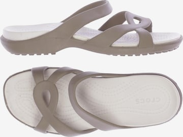 Crocs Sandals & High-Heeled Sandals in 38 in Beige: front