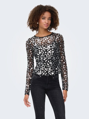 ONLY Bluse 'ONLPALEMA' in Silber: Vorderseite