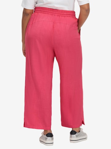 SHEEGO Loosefit Broek in Roze