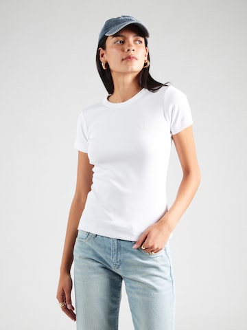 Tricou de la G-STAR pe alb: față