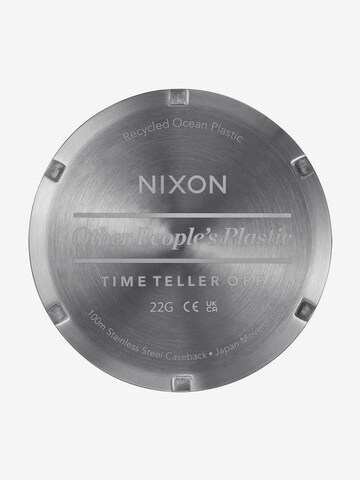 Nixon Analogové hodinky 'Time Teller' – béžová