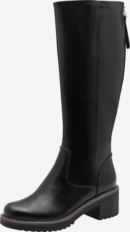 Bottes MARCO TOZZI en noir : devant