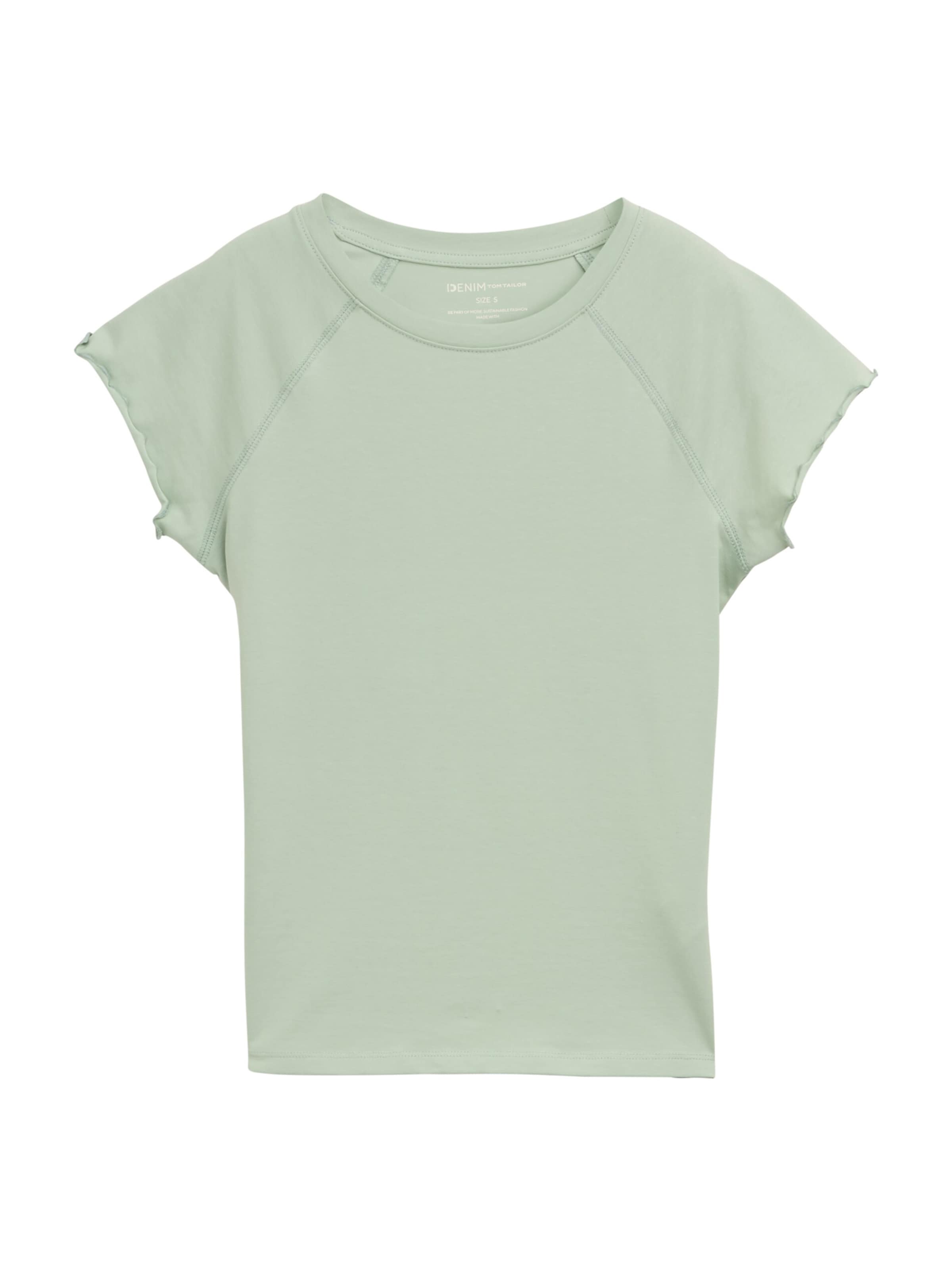 TOM TAILOR DENIM - Camiseta en verde: frente