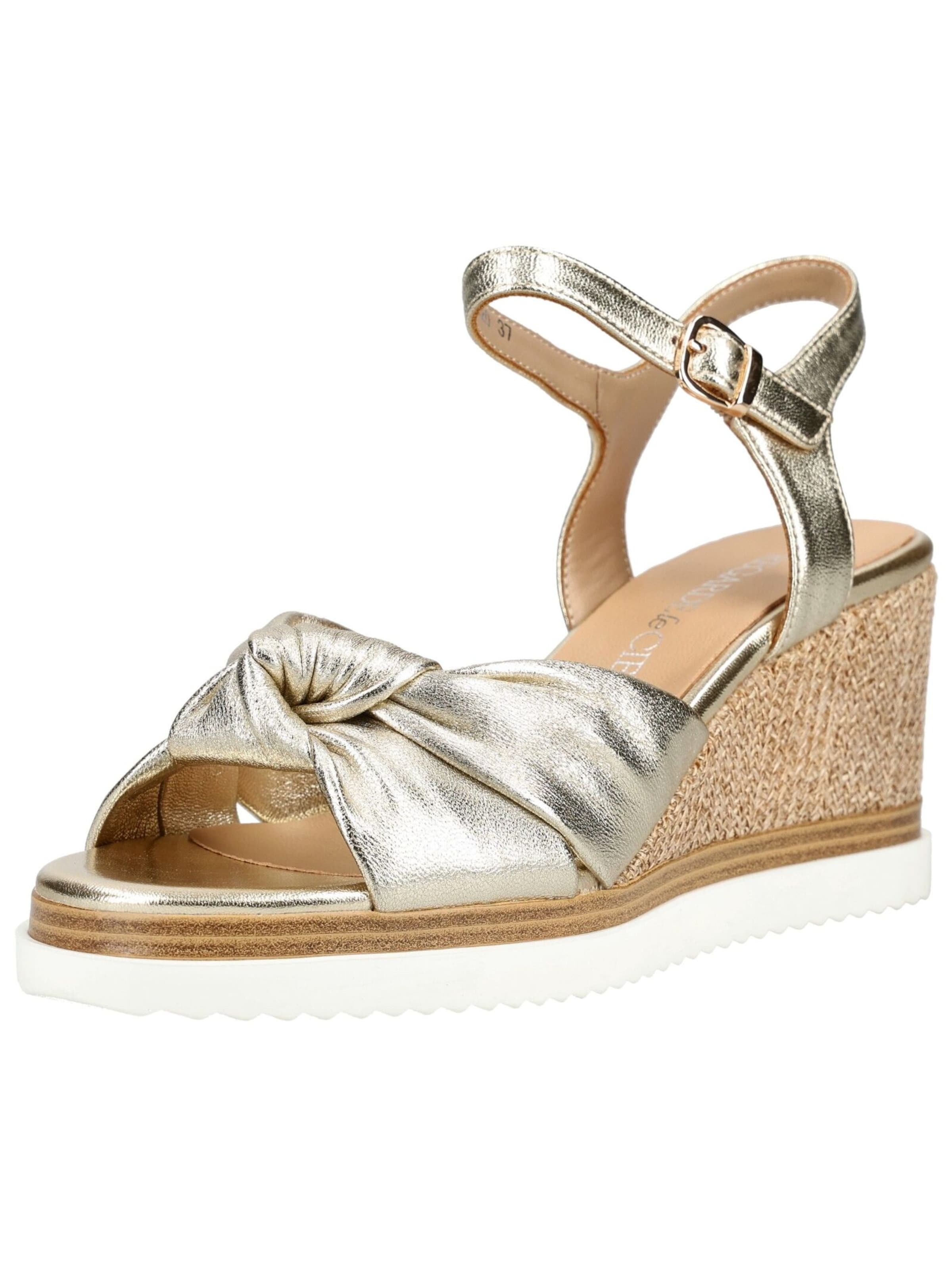 Sandalo di Regarde le Ciel in oro: frontale