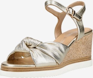 Sandalo di Regarde le Ciel in oro: frontale