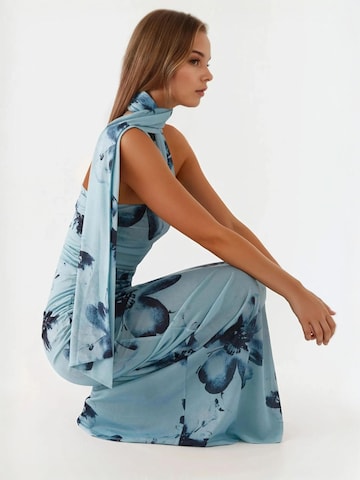 Hiccup Evening Dress in Blue