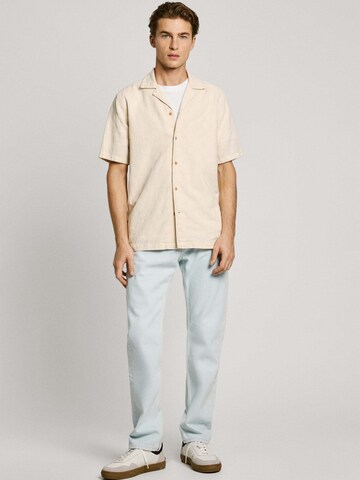 Pepe Jeans Regular fit Overhemd 'Ansel' in Beige