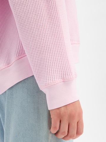 AMERICAN VINTAGE Sweatshirt ' Uscow ' in Roze