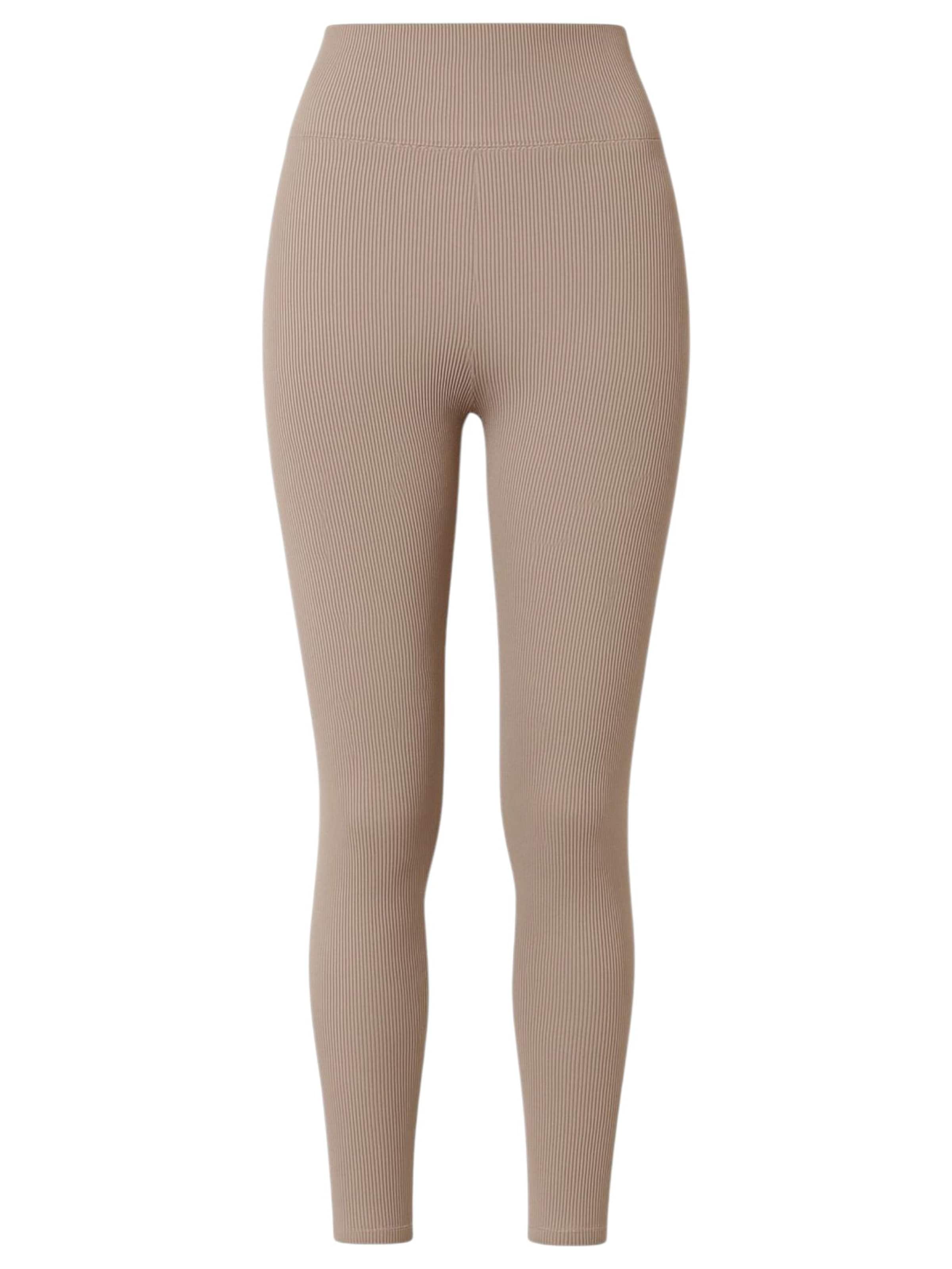 fashionshowcase Skinny Leggings 'SOFTHEAT' i beige: forside