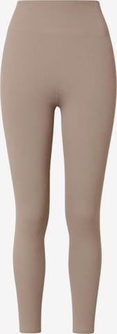 Leggings 'SOFTHEAT' di fashionshowcase in beige: frontale