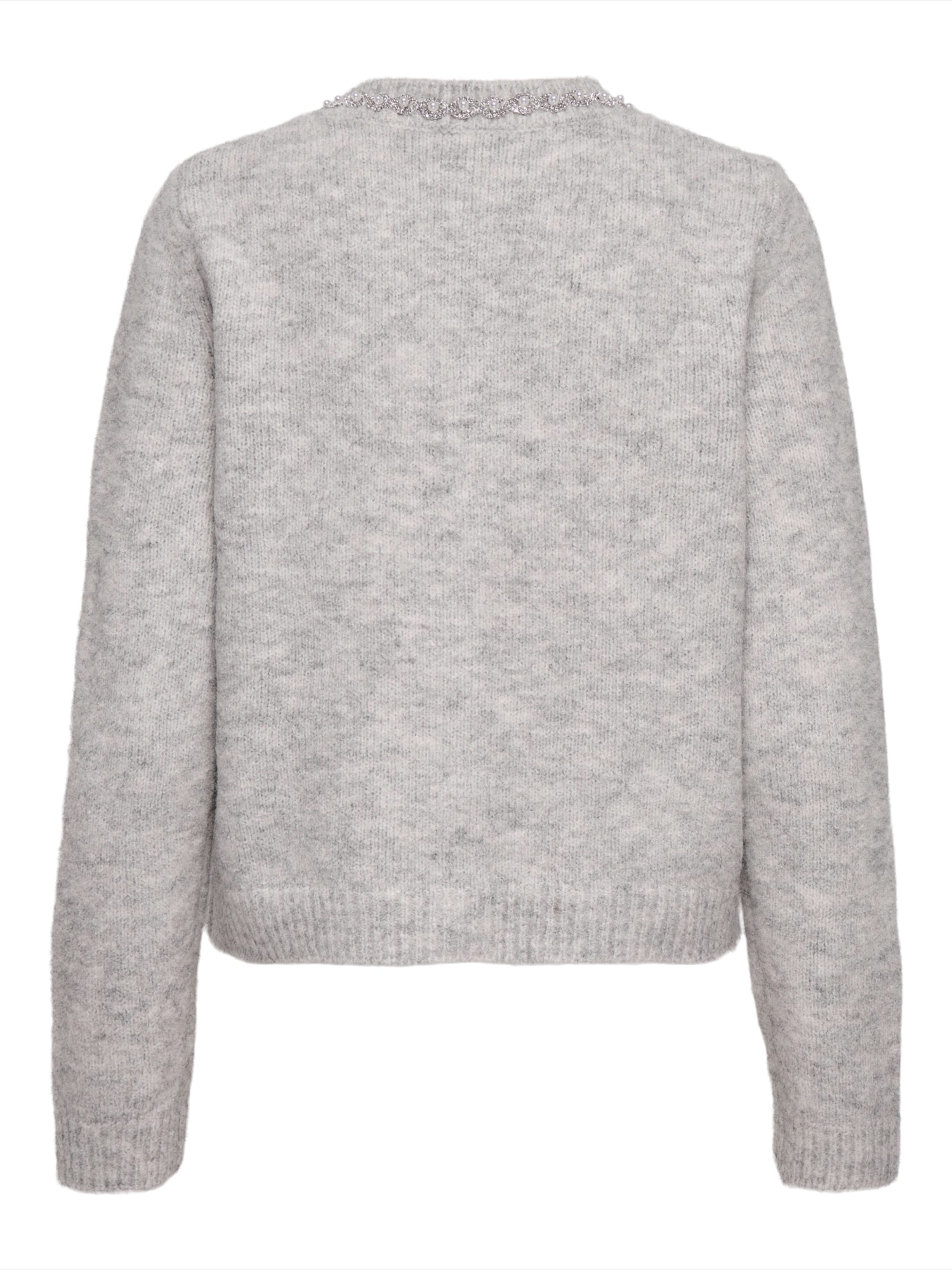 ONLY Вязаная кофта 'ONLViva' в Серый