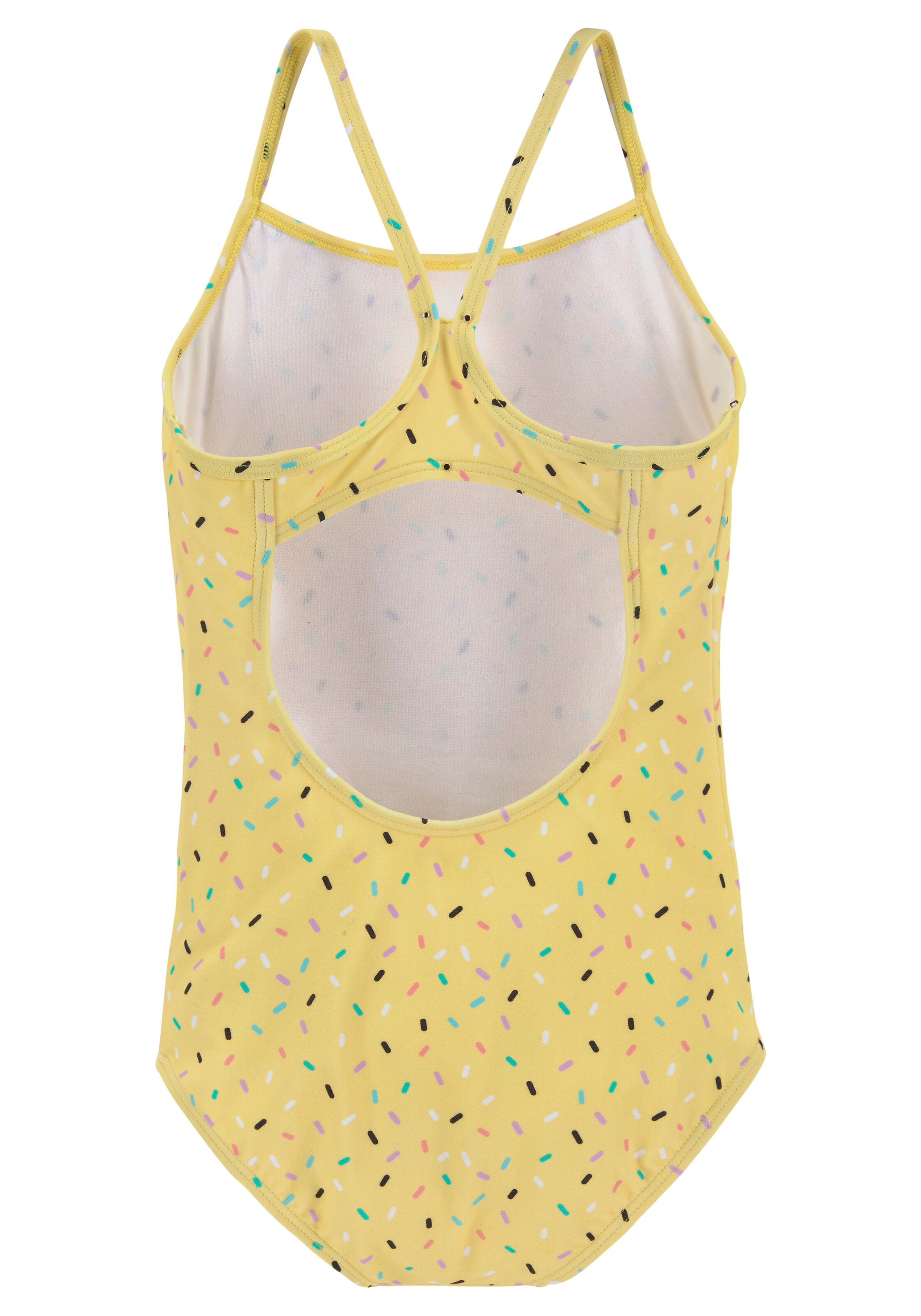 BUFFALO Bustier Badeanzug in Gelb