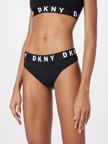DKNY Intimates Thong in Black: front
