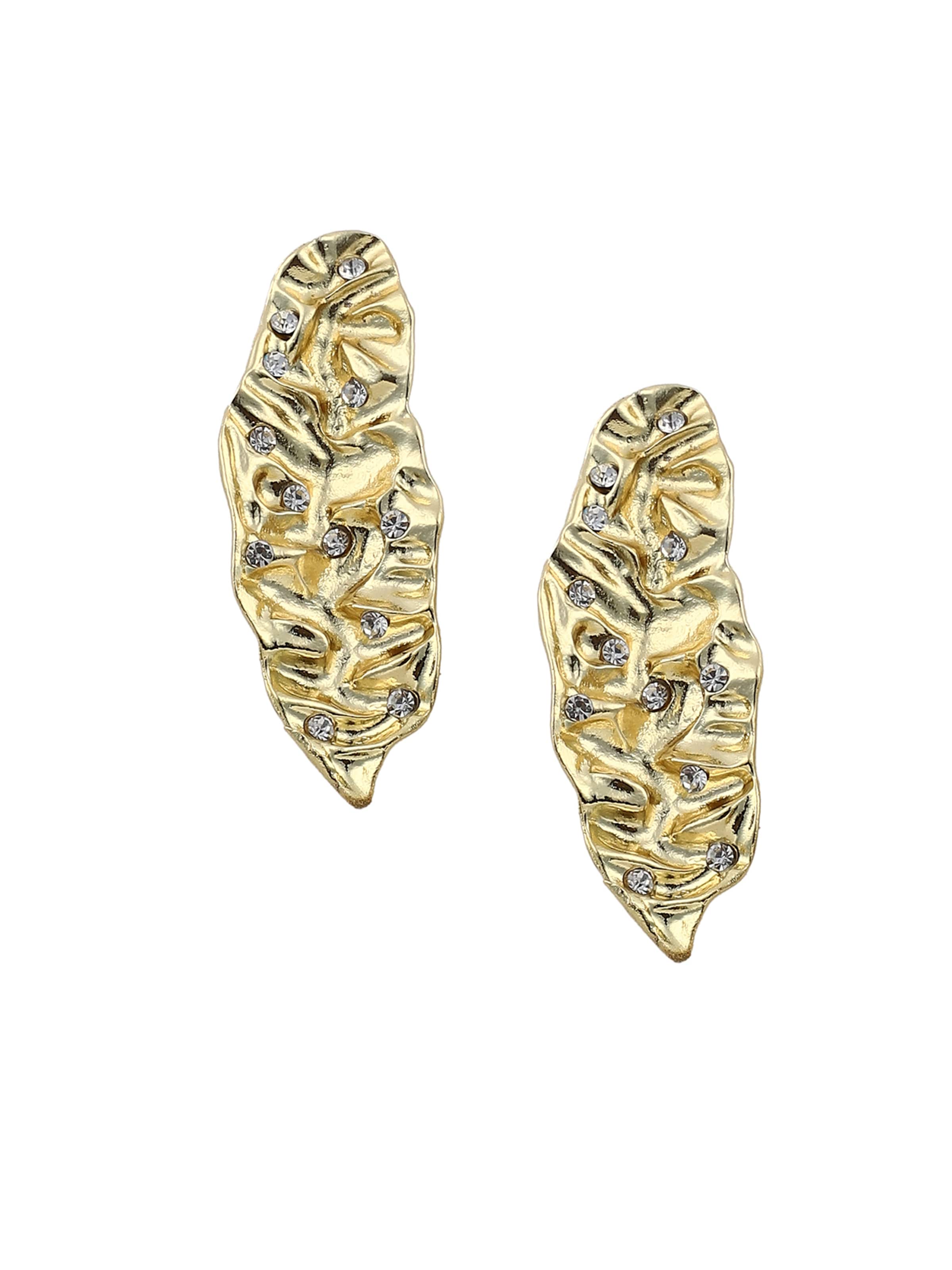 auksinė SOHI Auskarai 'Shevon': priekis