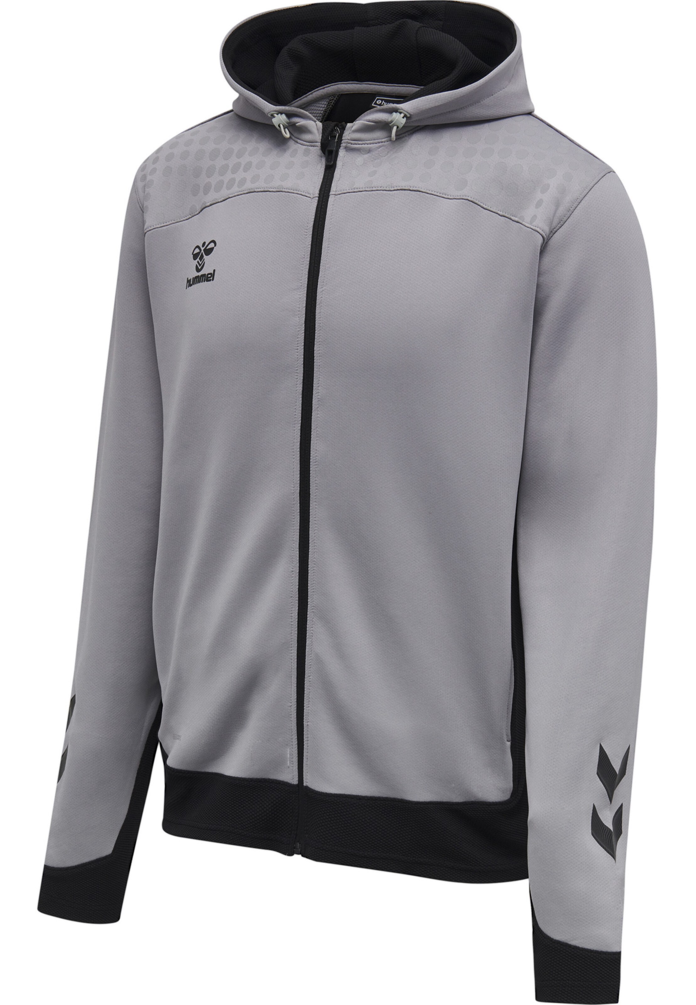 Hummel Sports sweat jacket 'Lead' in Grey