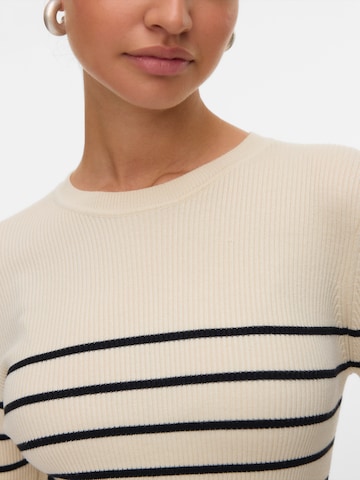 VERO MODA Pulóver 'VMGIZELLE' - bézs
