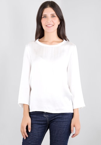 PLEASE Blouse in White: front