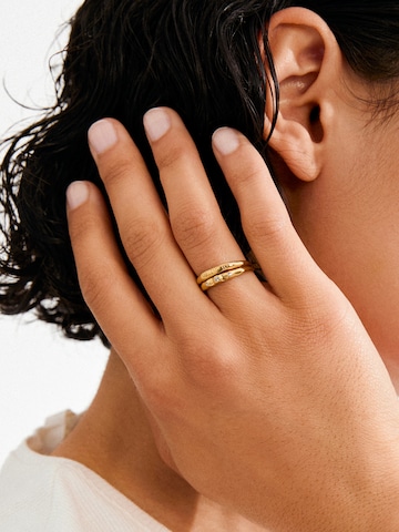 PilgrimPrsten 'Fire' - zlatna boja