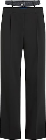 KARL LAGERFELD JEANSregular Hlače - crna boja: prednji dio