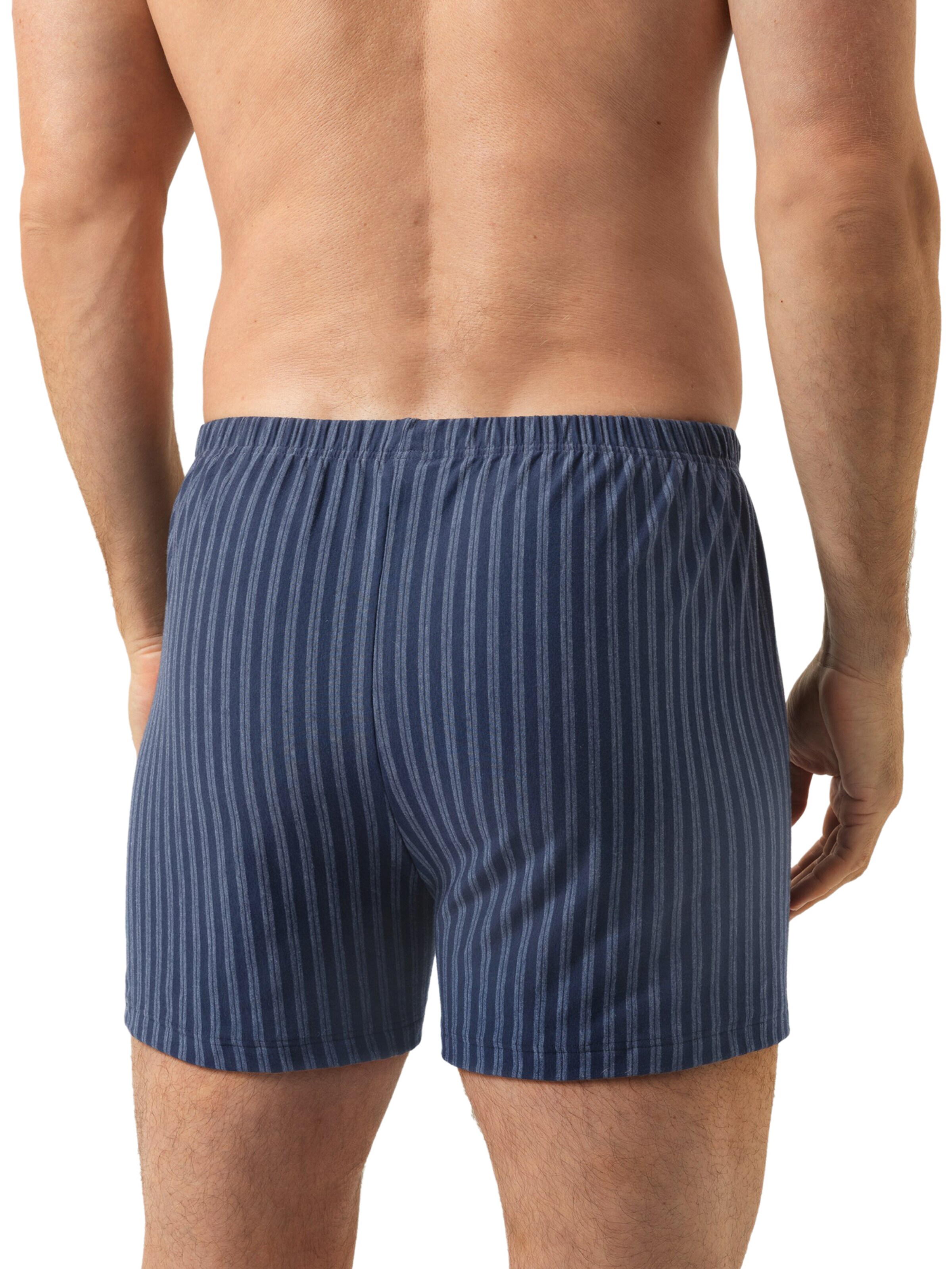 Mey Boxer shorts 'Denim Stripes' in Blue