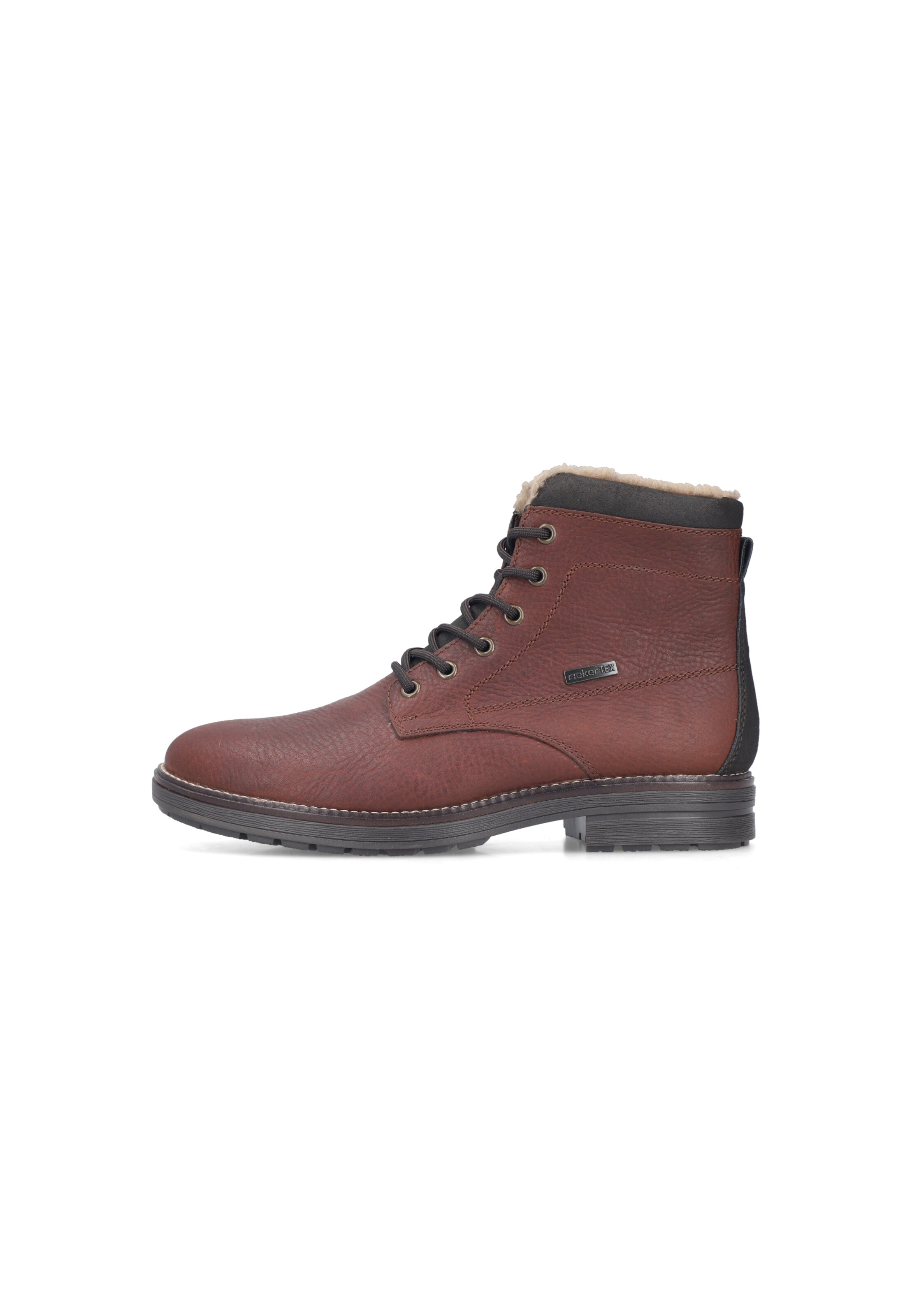 Bottes à lacets Rieker en marron