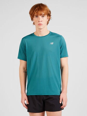 new balance - Camiseta funcional 'Accelerate' en azul: frente