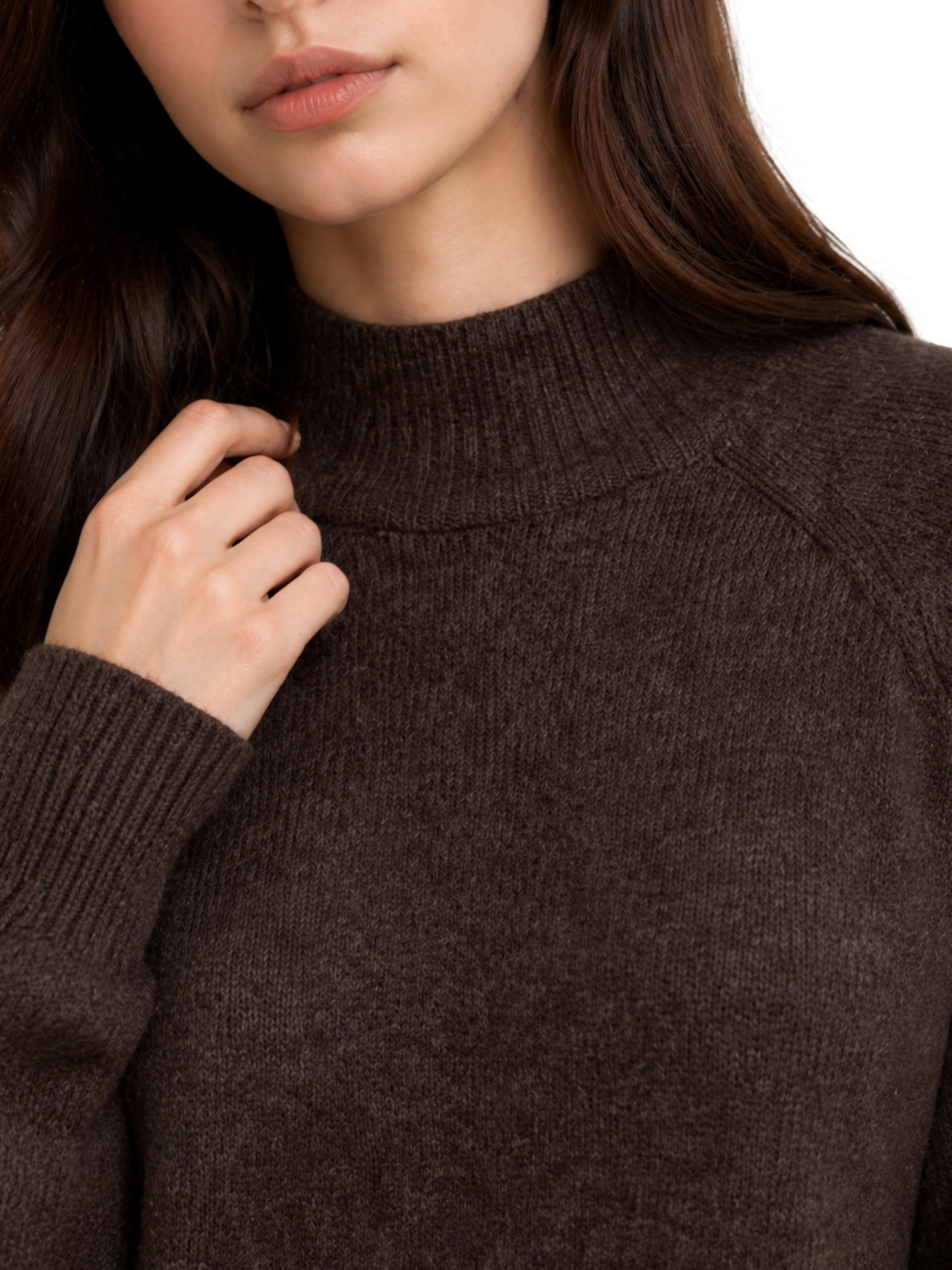 ONLY Knitted dress 'ONLOlivia' in Brown