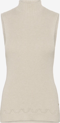 Cream Top 'Dela' in Beige: Vorderseite