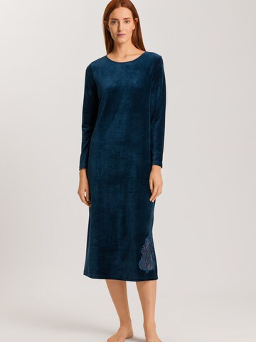 Hanro Nachthemd in Blauw: voorkant