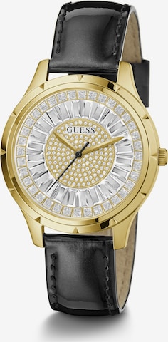 Orologio analogico 'Glamour' di GUESS in nero: frontale