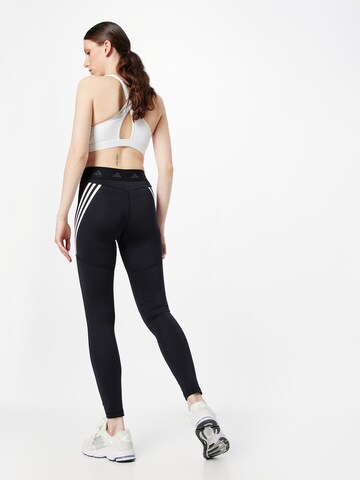 ADIDAS PERFORMANCE Skinny Sporthose 'Techfit ' in Schwarz