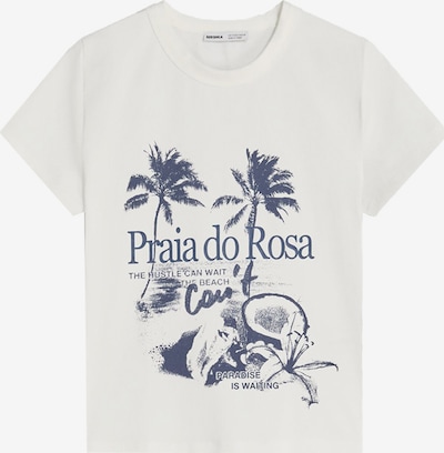 Bershka Paita värissä marine / offwhite, Tuotenäkymä
