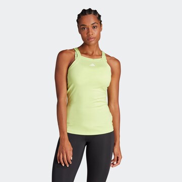 ADIDAS PERFORMANCE Sports Top 'Essentials' in Green: front