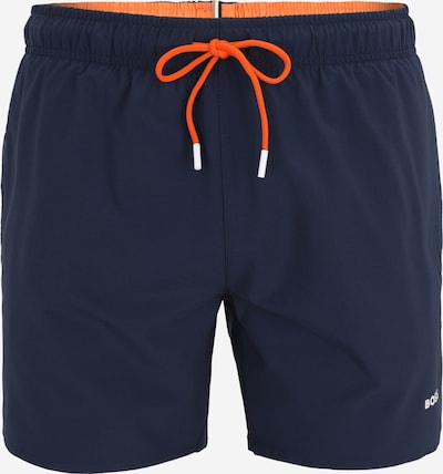 BOSS Uimashortsit 'Tio' värissä tummansininen / tummanoranssi, Tuotenäkymä