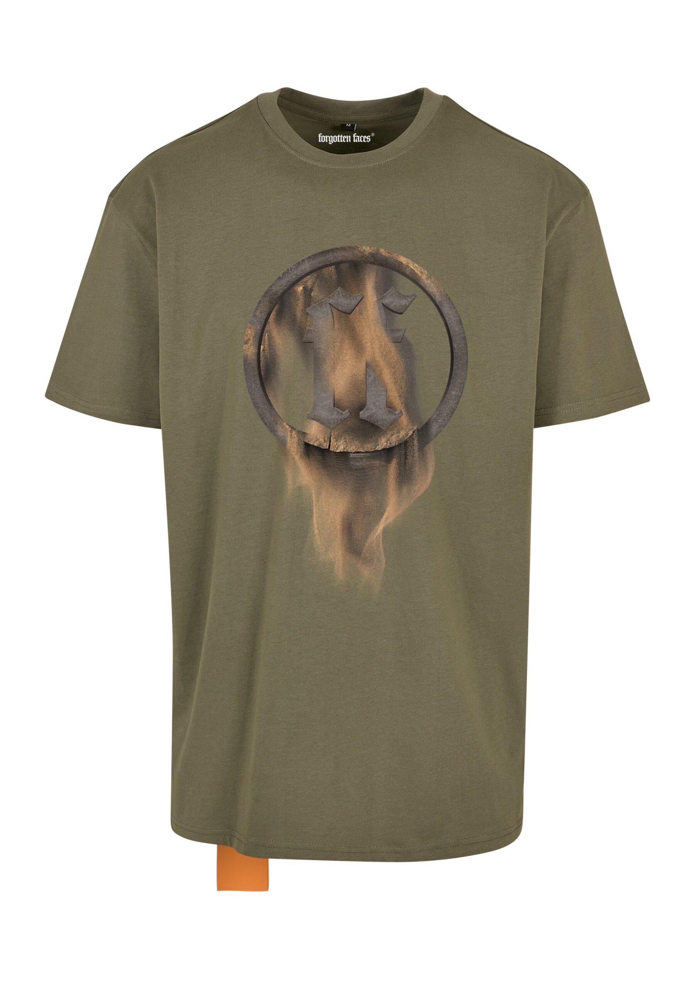 Maglietta 'Sands Of Time' di Forgotten Faces in verde: frontale