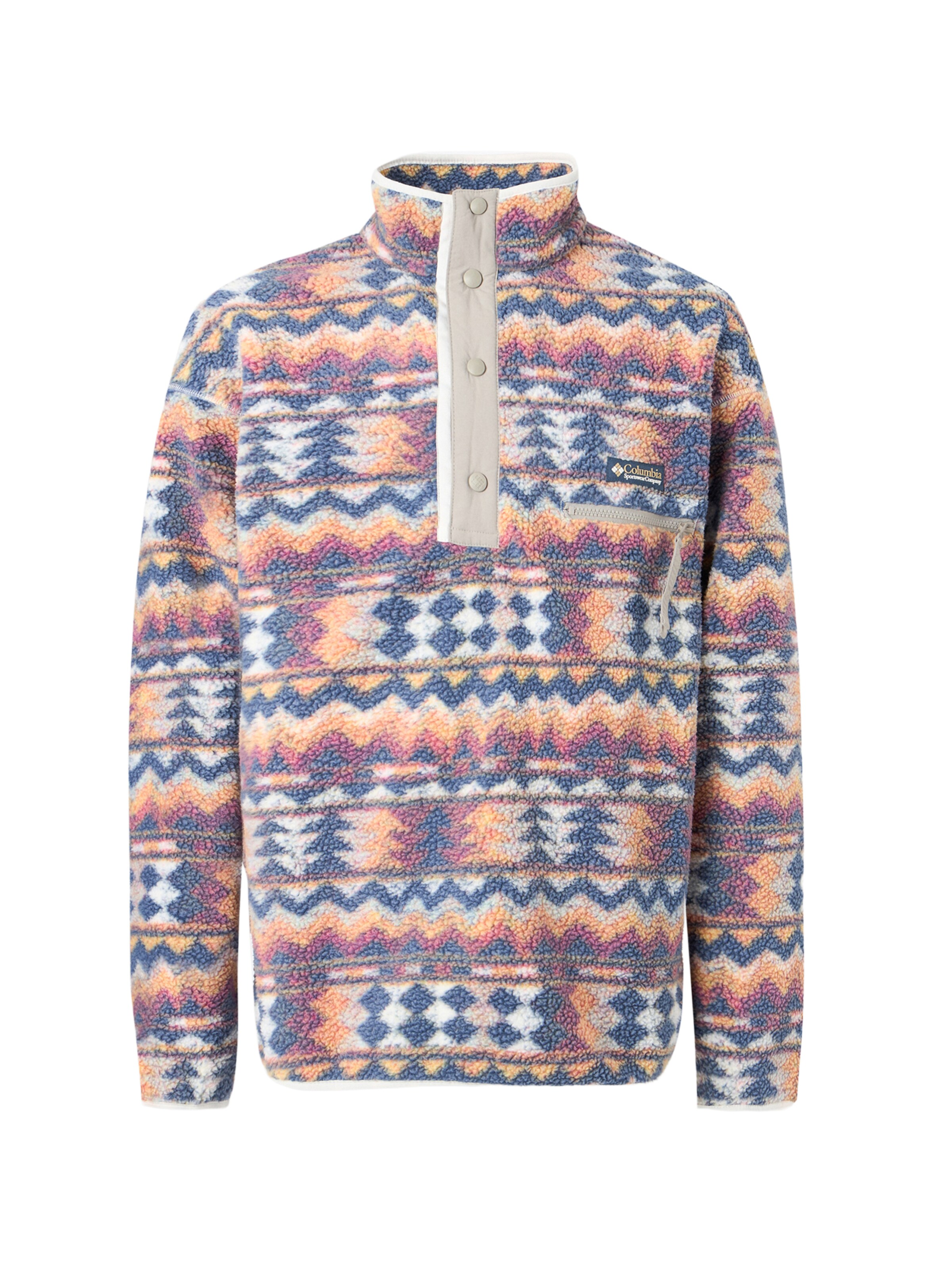 balta COLUMBIA Sportinio tipo megztinis 'Helvetia™ II': priekis