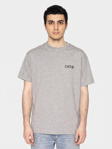 CAT Shirt 'Legacy' in Grey: front